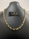Corrente Tijolinho - 7mm (Banhado a Ouro 18K)