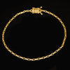 Corrente e Pulseira Tijolinho 1,8mm + Pingente Nossa Senhora do Carmo Redondo (Banhado a Ouro 18K)