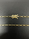 Corrente e Pulseira Tijolinho 3mm (Banhado a Ouro 18K)