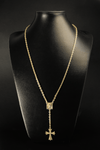 Terço Cristo (Banhado a Ouro 18K)